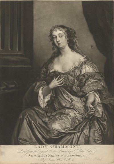 Lady Grammont by James McArdell
