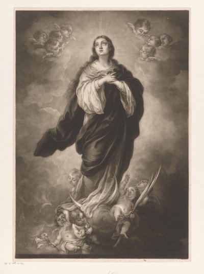 Mary of the Immaculate Conception by James McArdell