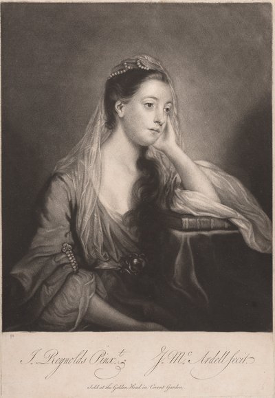 Miss Horneck by James McArdell