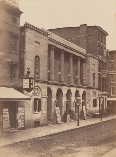 Chesnut Street Theatre, Philadelphia by James McClees