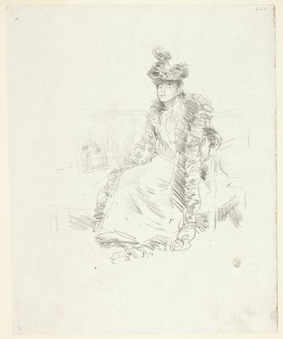 A Lady Seated by James Abbott McNeill Whistler