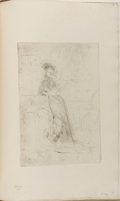 A Lady at a Window by James Abbott McNeill Whistler