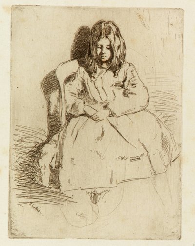 Annie, Seated by James Abbott McNeill Whistler