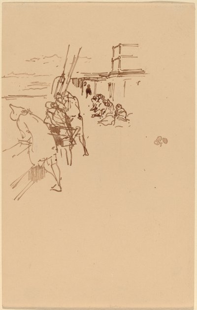 At Sea by James Abbott McNeill Whistler