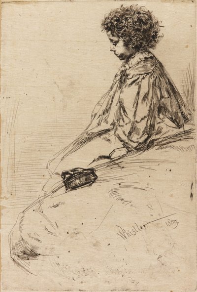 Bibi Lalouette by James Abbott McNeill Whistler