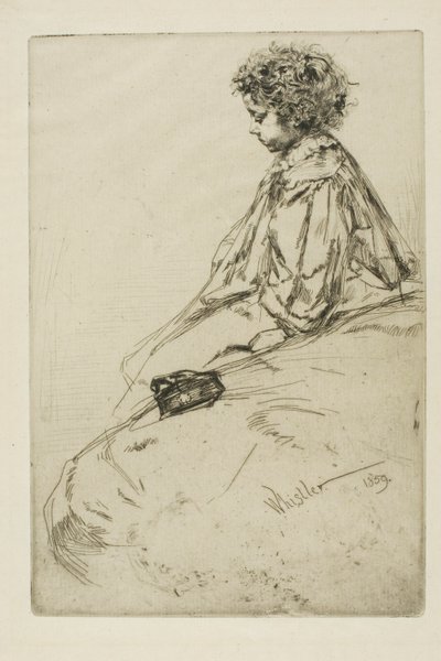 Bibi Lalouette by James Abbott McNeill Whistler