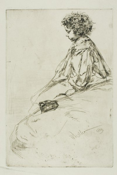 Bibi Lalouette by James Abbott McNeill Whistler