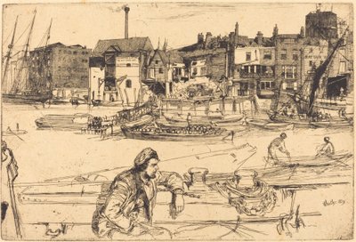 Black Lion Wharf by James Abbott McNeill Whistler