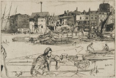 Black Lion Wharf by James Abbott McNeill Whistler