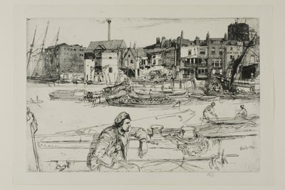 Black Lion Wharf by James Abbott McNeill Whistler