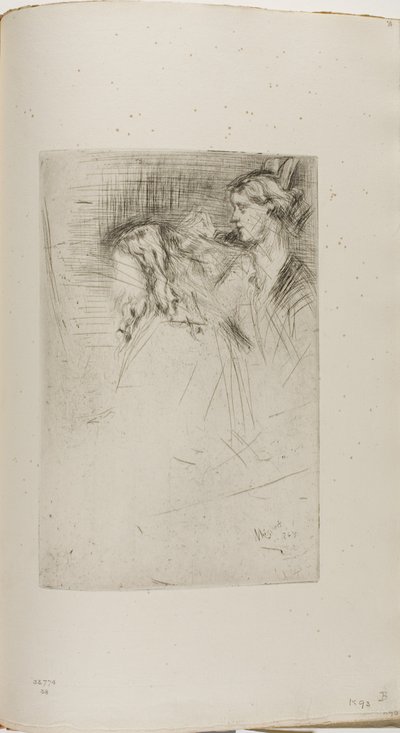 Brushing the Hair by James Abbott McNeill Whistler