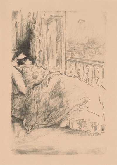 By the Balcony by James Abbott McNeill Whistler