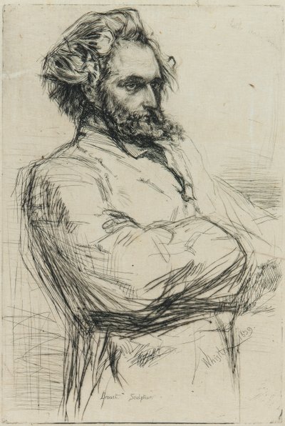 C.L. Drouet, Sculptor by James Abbott McNeill Whistler