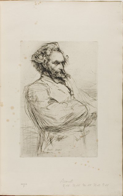 C. L. Drouet, Sculptor by James Abbott McNeill Whistler