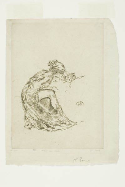 Cameo, No. 1 (Mother and Child) by James Abbott McNeill Whistler