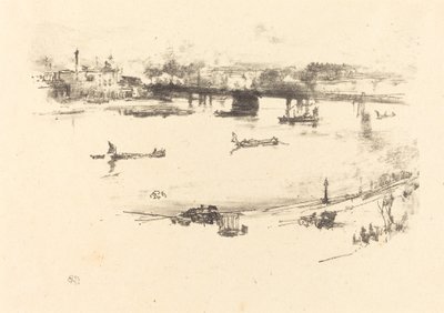 Charing Cross Railway Bridge by James Abbott McNeill Whistler
