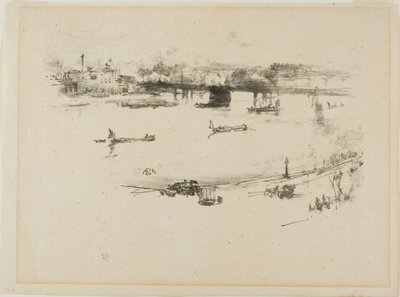 Charing Cross Railway Bridge by James Abbott McNeill Whistler
