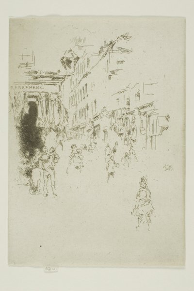 Cutler Street, Houndsditch by James Abbott McNeill Whistler