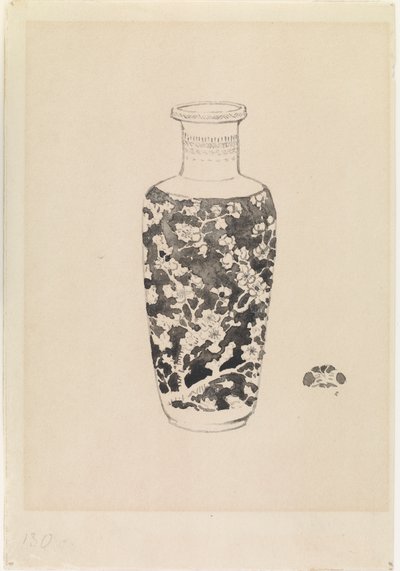 Cylindrical Vase with Thick Neck by James Abbott McNeill Whistler