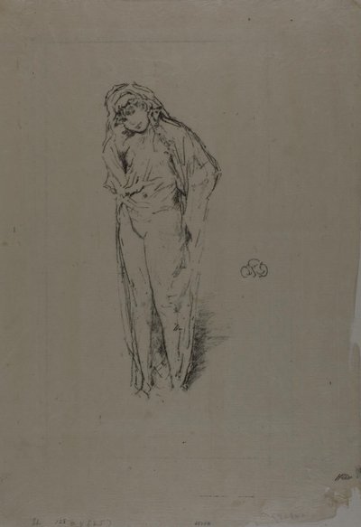 Draped Figure, Standing by James Abbott McNeill Whistler