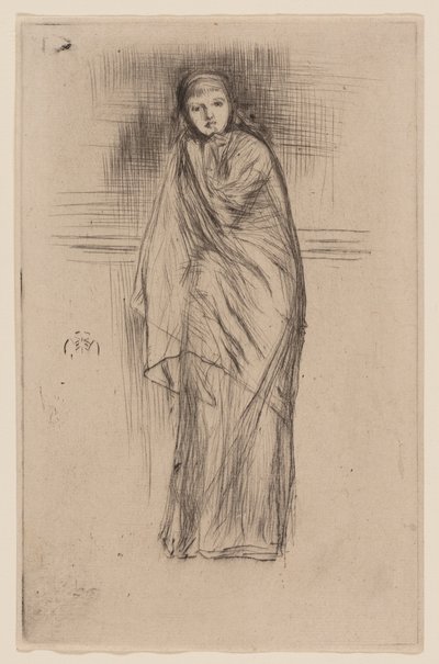 Draped Model by James Abbott McNeill Whistler