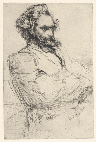 Drouet, Sculptor by James Abbott McNeill Whistler
