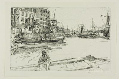 Eagle Wharf by James Abbott McNeill Whistler