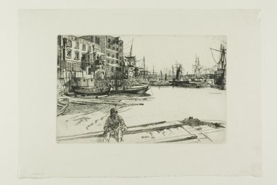 Eagle Wharf by James Abbott McNeill Whistler