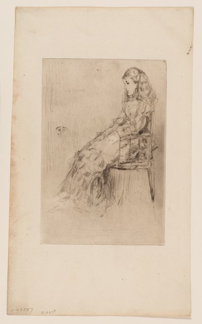 Fanny Leyland by James Abbott McNeill Whistler