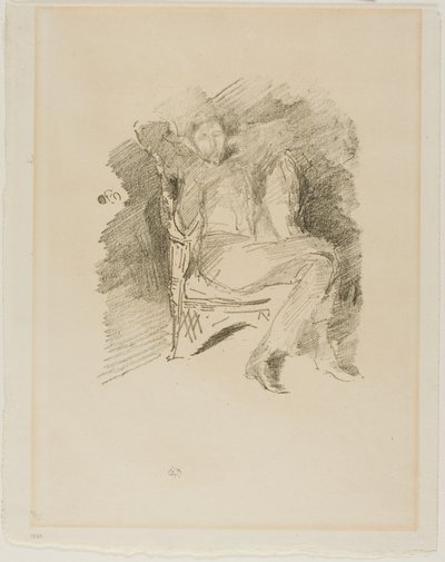 Firelight: Joseph Pennell, No. 1 by James Abbott McNeill Whistler