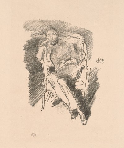 Firelight: Joseph Pennell, No. 2 by James McNeill Whistler