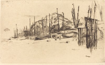 Fishing Boats, Hastings by James Abbott McNeill Whistler