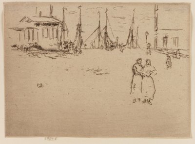 Fishing Quay, Ostend by James Abbott McNeill Whistler