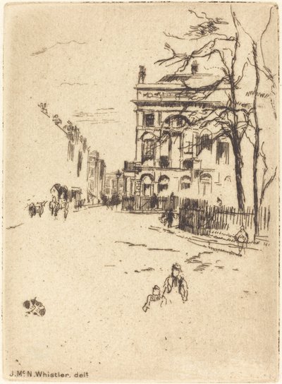 Fitzroy Square by James Abbott McNeill Whistler