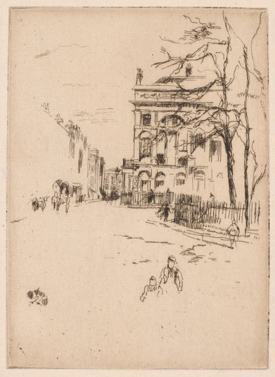Fitzroy Square by James Abbott McNeill Whistler
