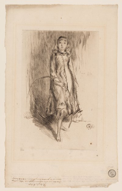 Florence Leyland by James Abbott McNeill Whistler