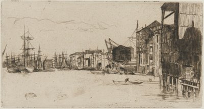 Free Trade Wharf by James Abbott McNeill Whistler