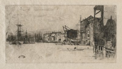 Free Trade Wharf by James McNeill Whistler