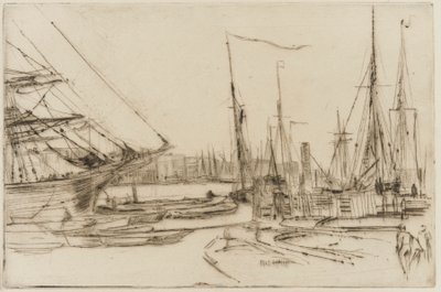 From Billingsgate by James Abbott McNeill Whistler