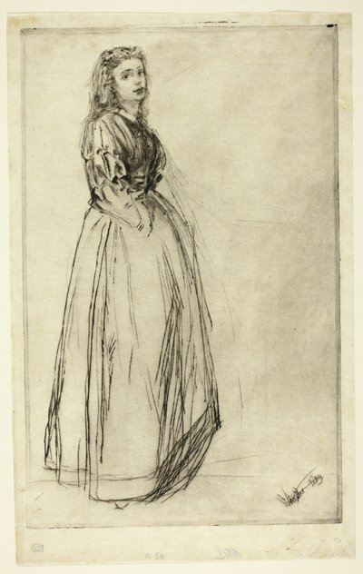 Fumette, Standing by James Abbott McNeill Whistler