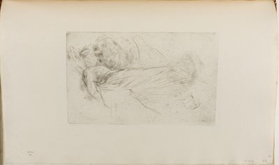 Girl Lying Down by James Abbott McNeill Whistler
