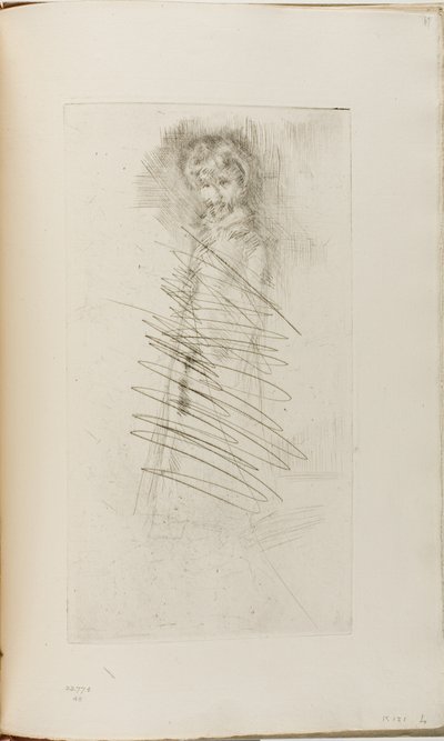 Girl Standing by James Abbott McNeill Whistler