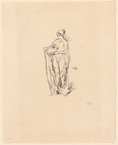 Girl with Bowl by James Abbott McNeill Whistler