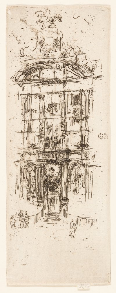 Gold House, Brussels by James Abbott McNeill Whistler