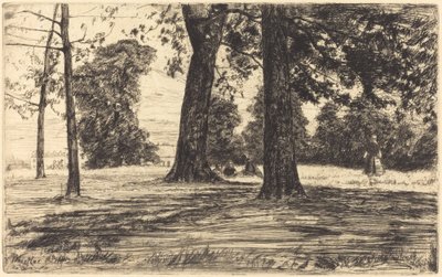 Greenwich Park by James Abbott McNeill Whistler