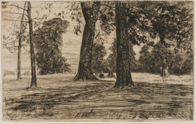 Greenwich Park by James Abbott McNeill Whistler