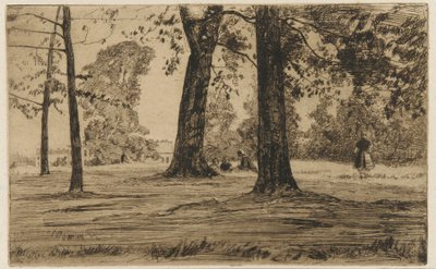 Greenwich Park by James Abbott McNeill Whistler