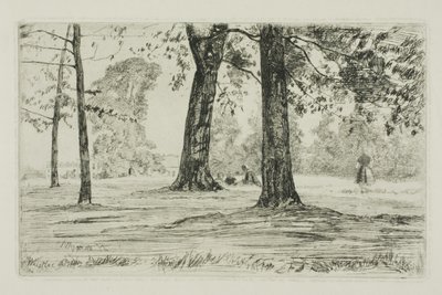Greenwich Park by James Abbott McNeill Whistler