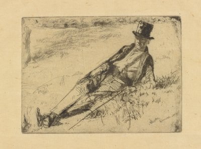 Greenwich Pensioner by James Abbott McNeill Whistler