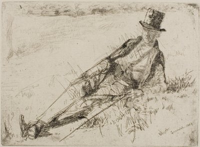 Greenwich Pensioner by James Abbott McNeill Whistler
